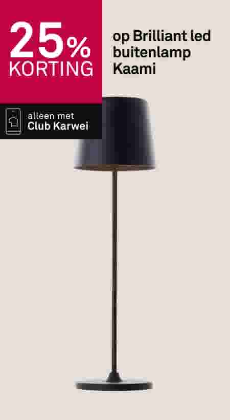 25% korting op Brilliant led buitenlamp Kaami