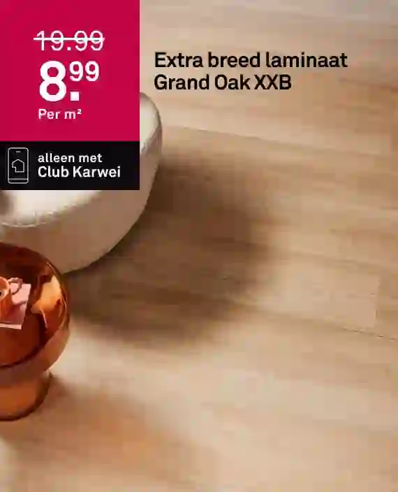 Extra breed laminaat Grand Oak XXB