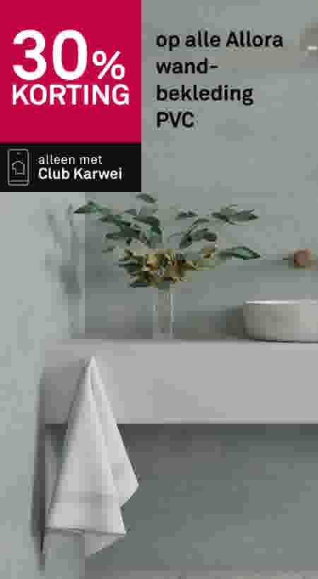 30% korting op alle Allora wandbekleding PVC