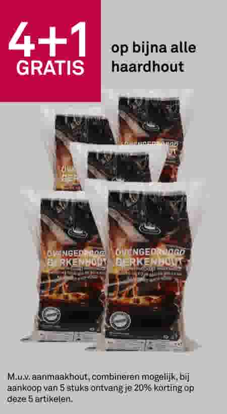 4+1 gratis op bijna alle haardhout