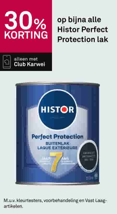 30% korting op bijna alle Histor Perfect Protection lak