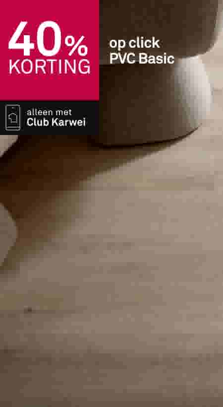40% korting op click PVC basic