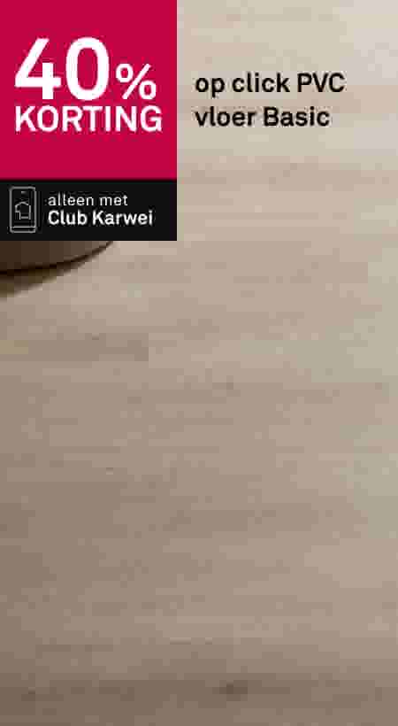 40% korting op click PVC vloer Basic