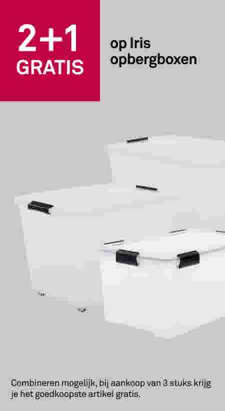 2+1 gratis op Iris opbergboxen