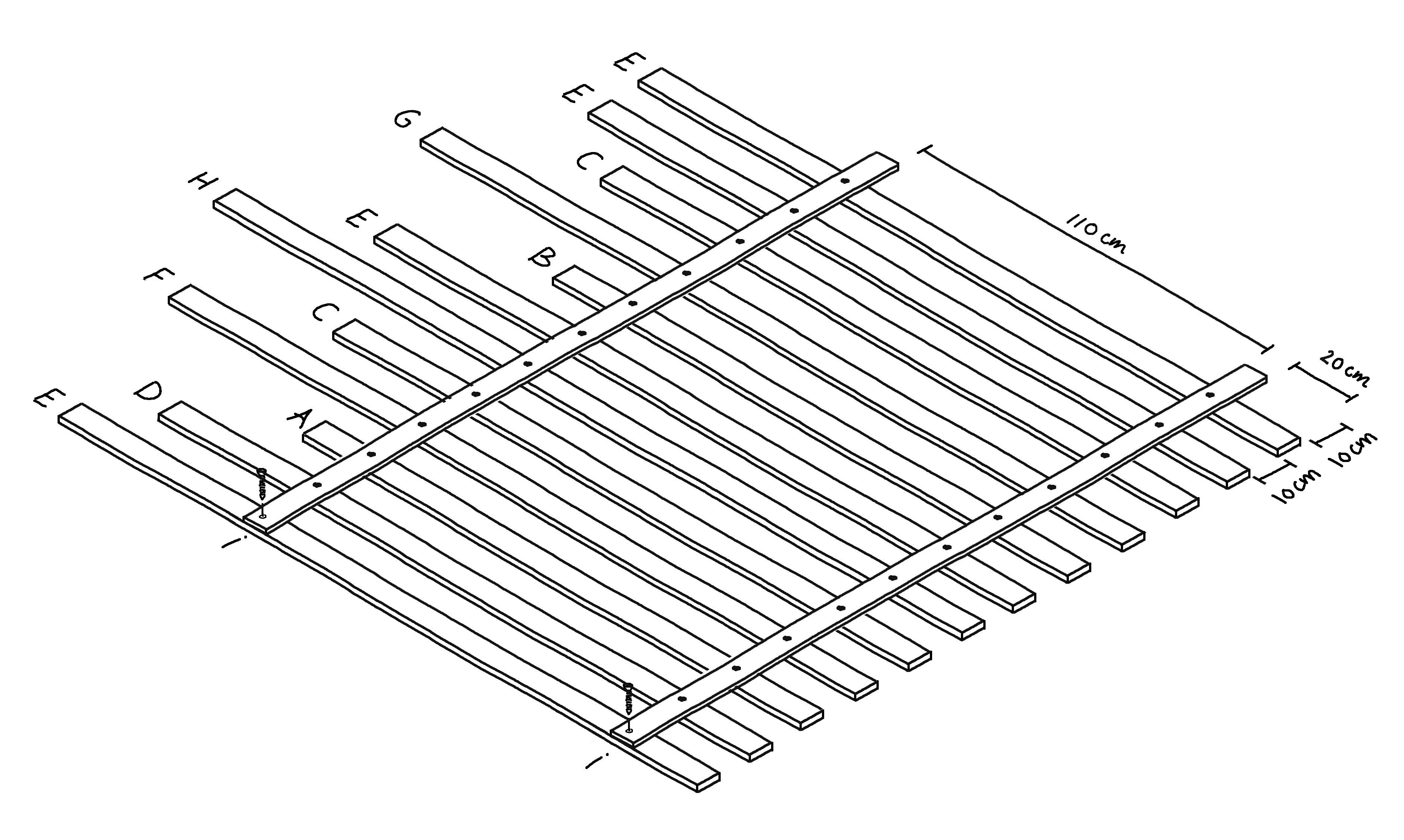 kanaal medeklinker hek Maak een houten kapstok van horizontale latjes - KARWEI