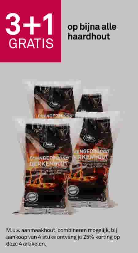 3+1 gratis op bijna alle haardhout