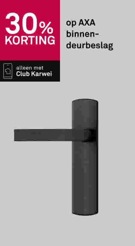30% korting op AXA binnendeurbeslag