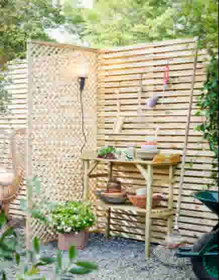 Divider schutting kleine tuin