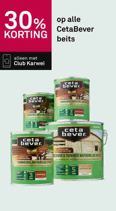 30% korting op alle CetaBever beits