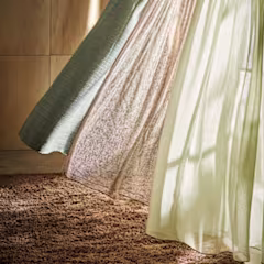 Verschillende maatwerk wapperende gordijnen