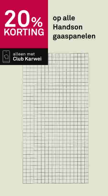 20% korting op alle Handson gaaspanelen