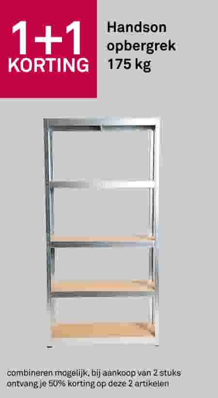 1+1 gratis Handson opbergrek 175 kg