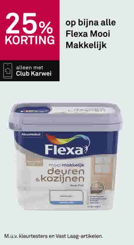 25% korting op bijna alle Flexa Mooi Makkelijk