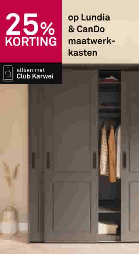 25% korting op Lundia & CanDo maatwerkkasten