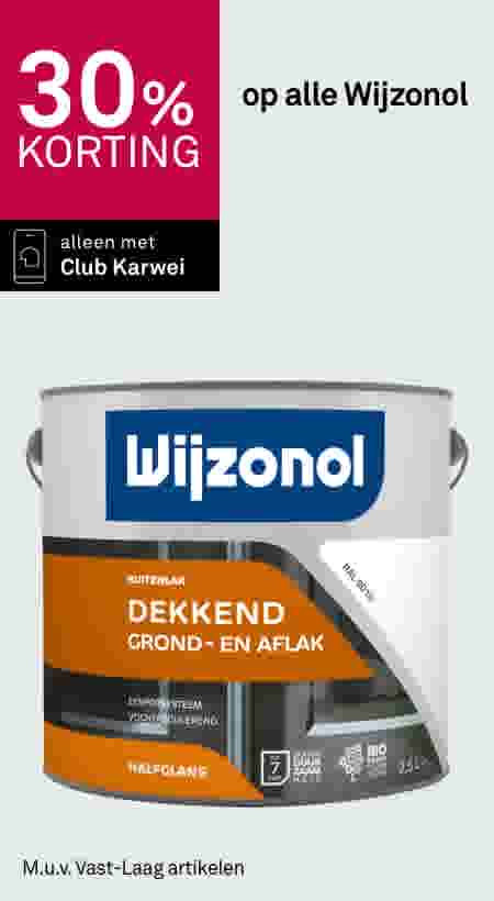 30% korting op alle Wijzonol