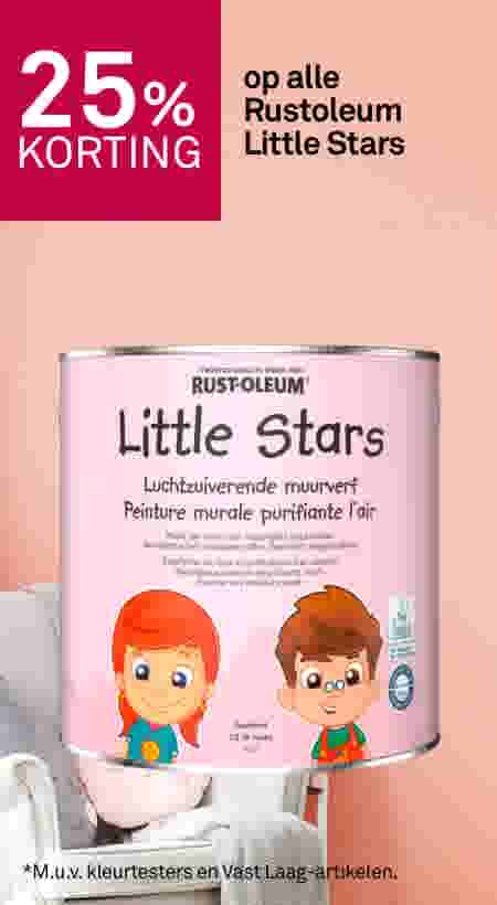 25% korting op alle Rustoleum Little Stars