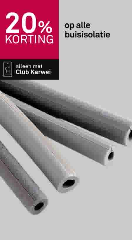 20% korting op alle buisisolatie