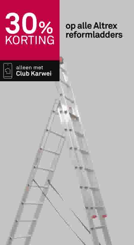 30% korting op alle Altrex  reformladders