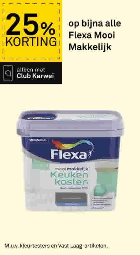 25% korting op bijna alle Flexa Mooi Makkelijk