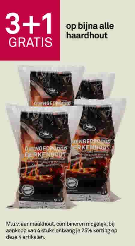 3+1 gratis op bijna alle haardhout