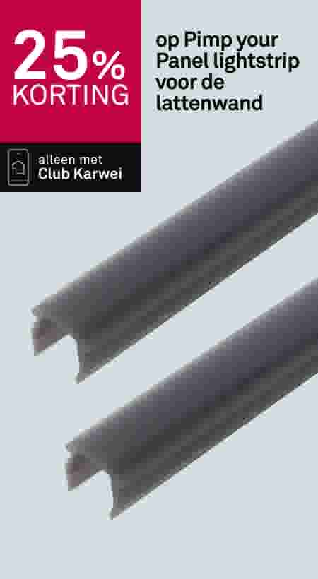 25% korting op Pimp your Panel lightstrip voor de lattenwand