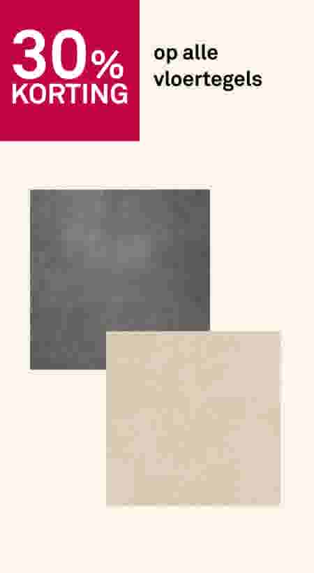 30% korting op alle vloertegels