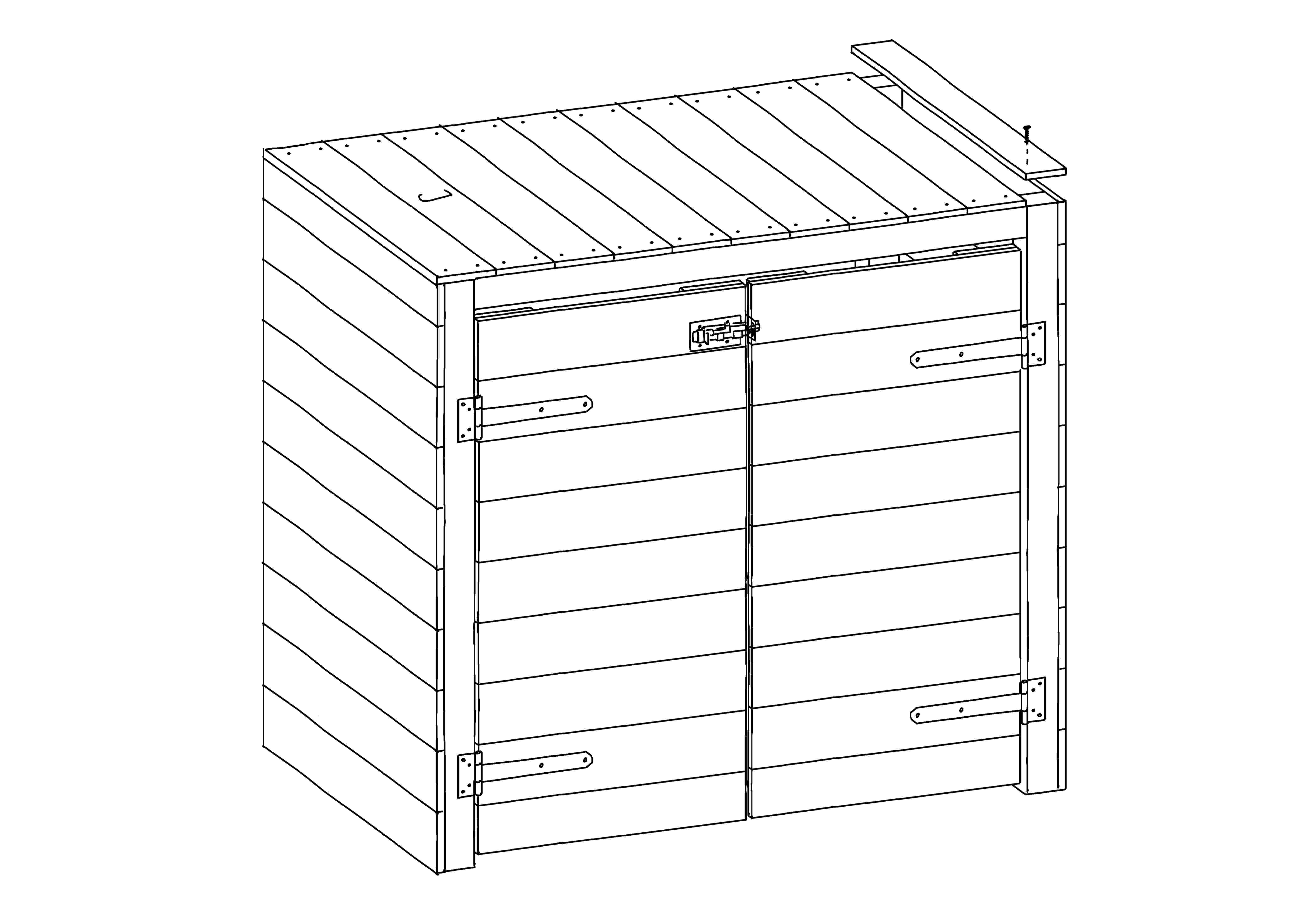 DIY kliko ombouw met plantenbak - Stap 6