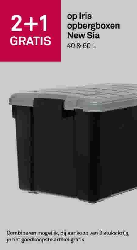 2+1 gratis op Iris opbergboxen New Sia