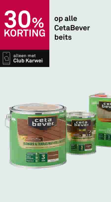 30% korting op alle CetaBever beits
