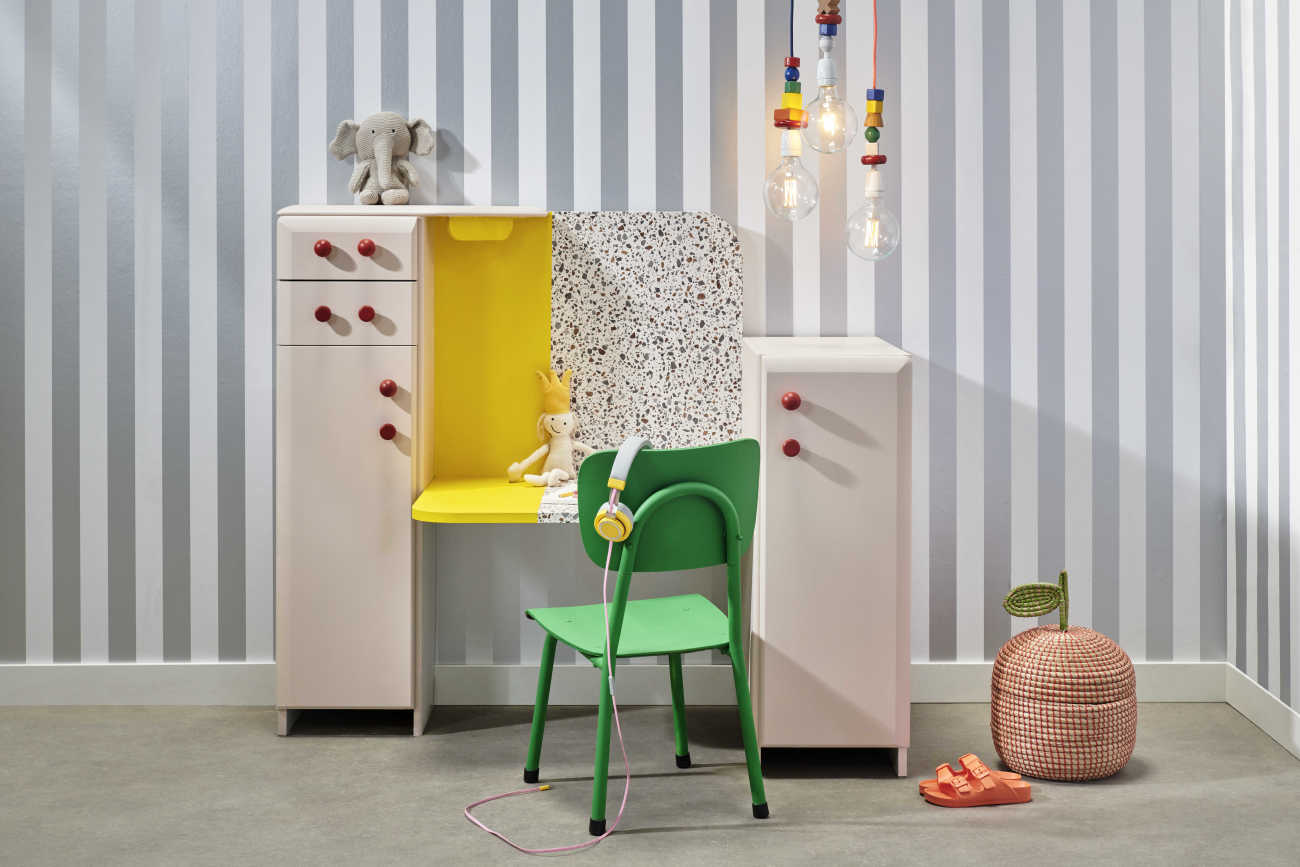 Retro kinderkamer inspiratie voor klein budget