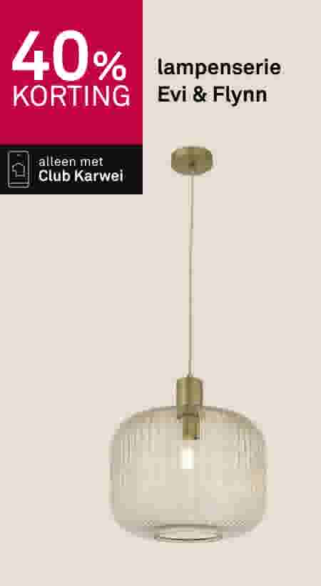 40% korting lampenserie Evi & Flynn