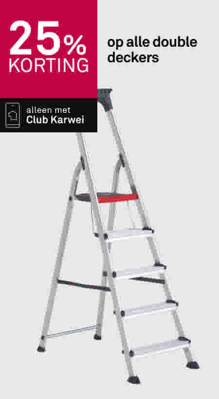 25% korting op alle double deckers