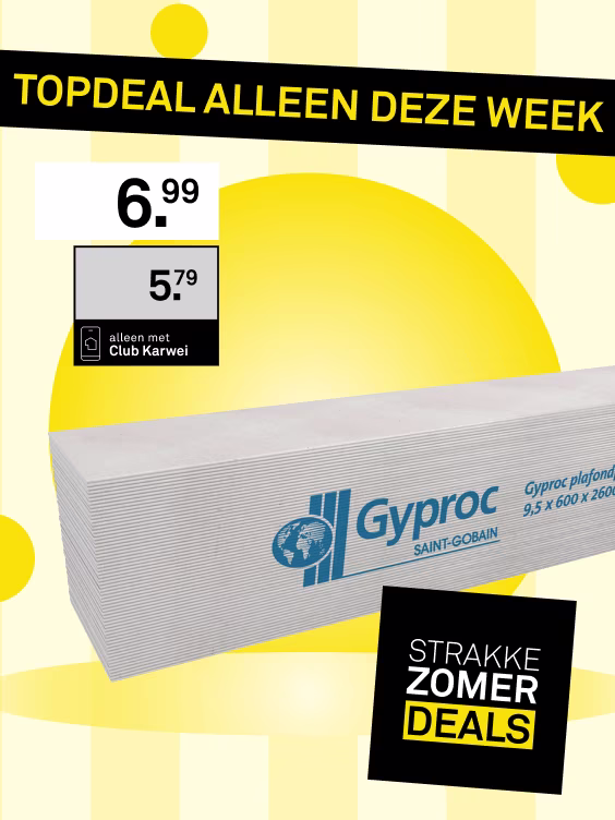 Gyproc plafondplaat