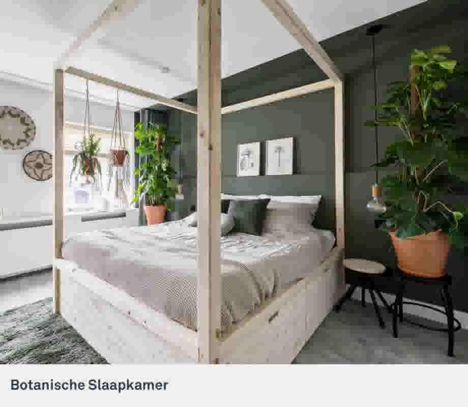 Botanische slaapkamer