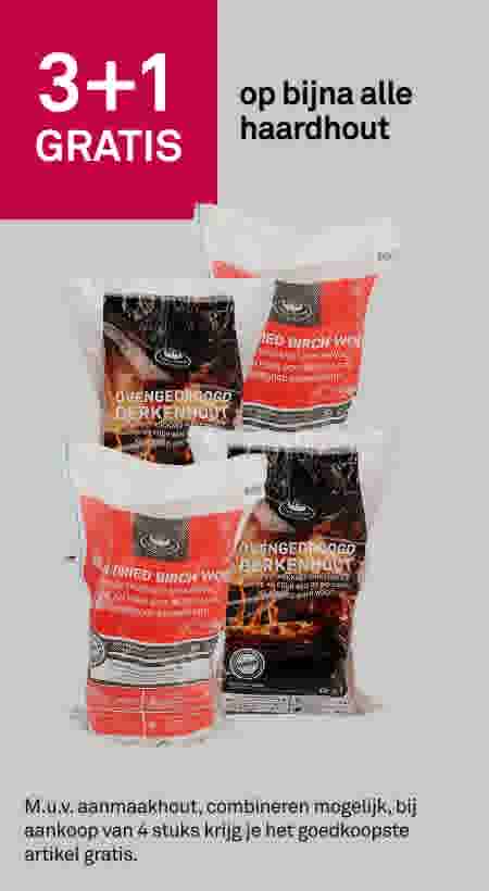 3+1 gratis op bijna alle haardhout
