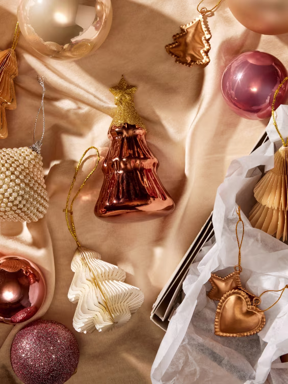 25% korting op alle kerstboomdecoratie