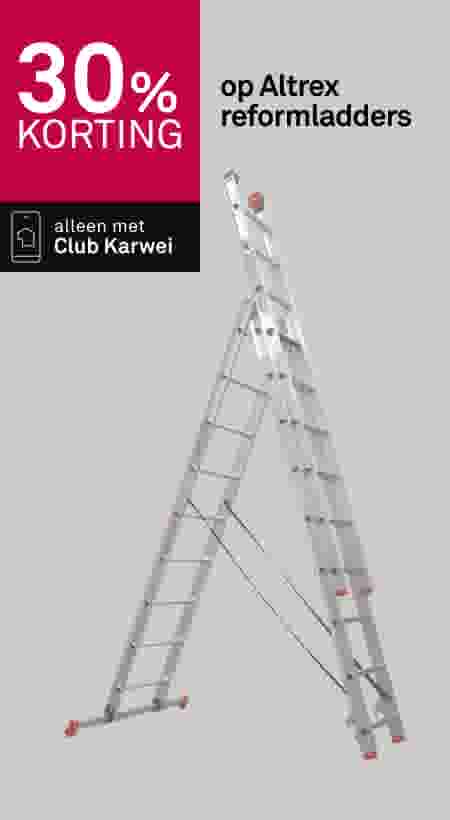 30% korting op Altrex reformladders