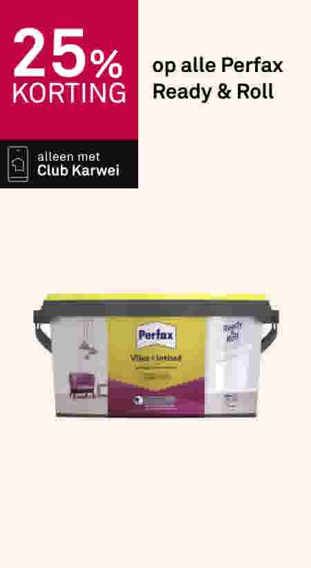 25% korting op Perfax Ready & Roll. Alleen met Club Karwei. Perfax Ready & Roll verfemmer.