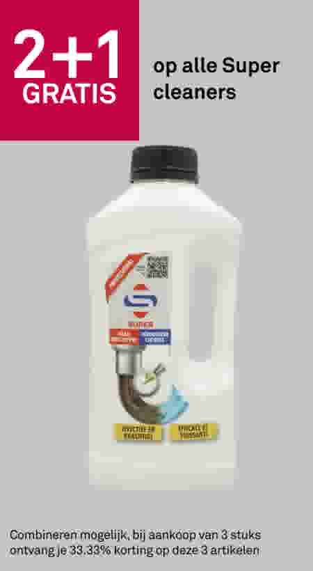 2+1 gratis op alle Super cleaners