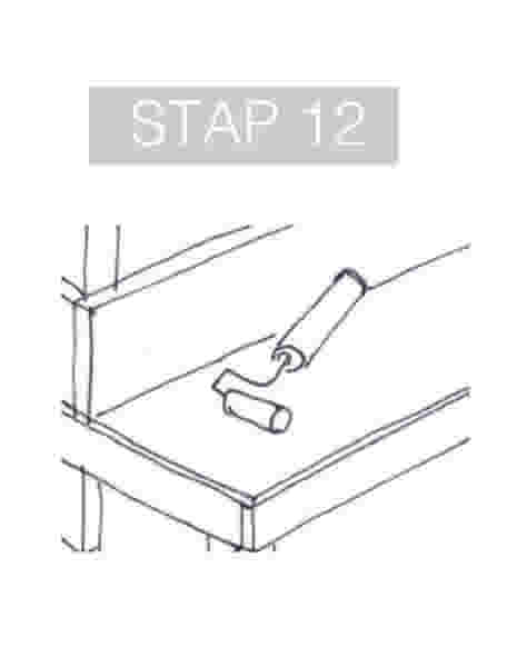 Inspiratie - DIY opbergbank met kledingrek - Step 12