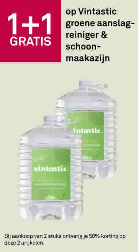 1+1 gratis op Vintastic groene aanslagreiniger & schoonmaakazijn