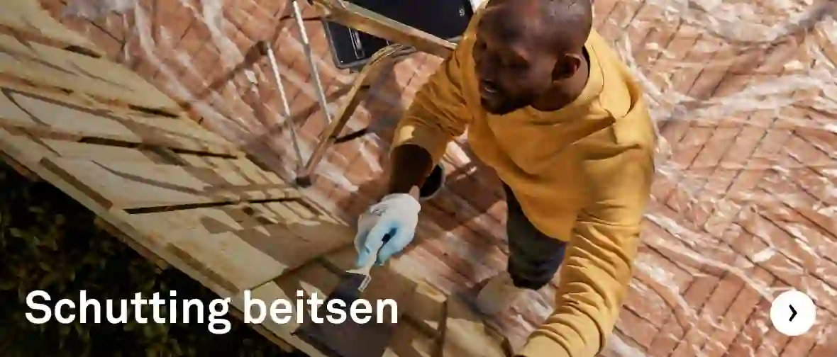 Schutting beitsen