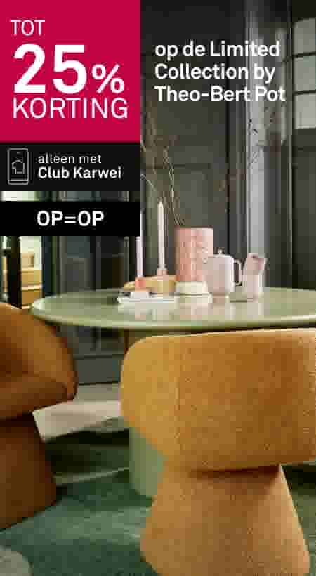 Tot 25% koritng op de Limited Collection by Theo-Bert Pot