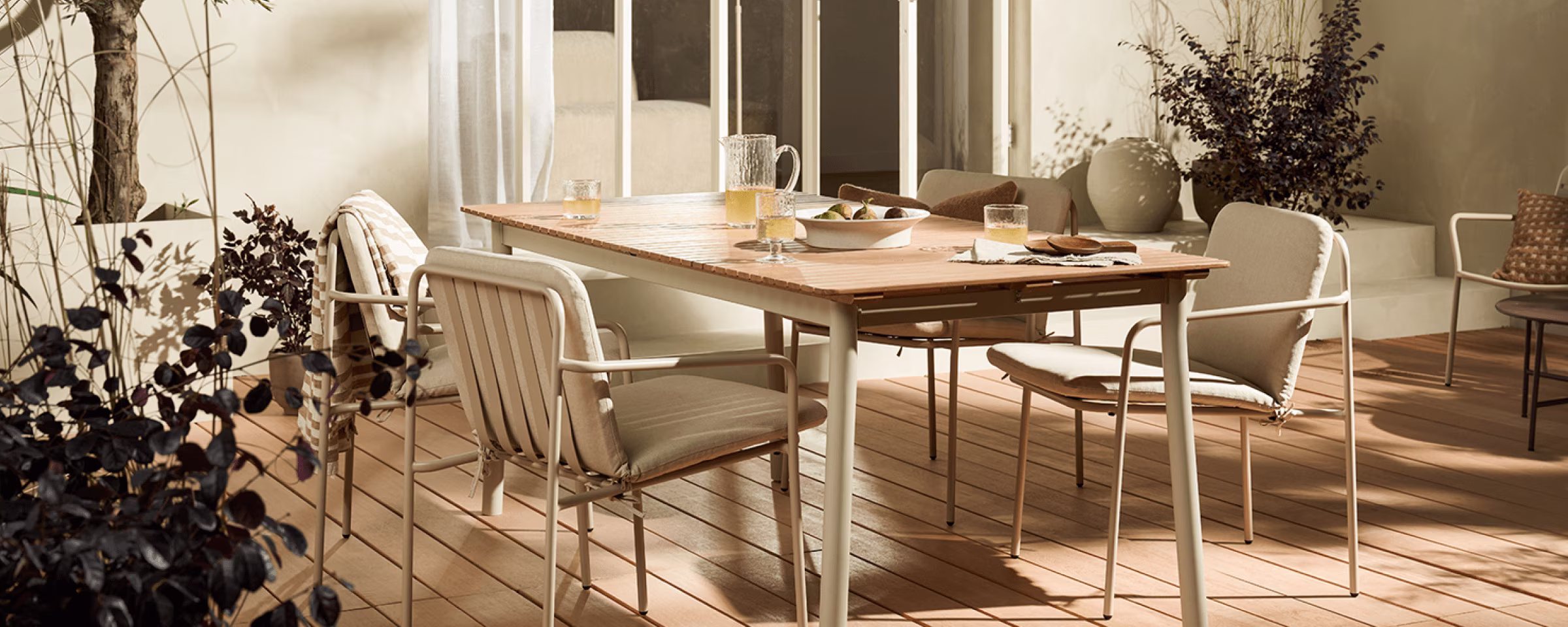 20% korting op tuintafels & -stoelen