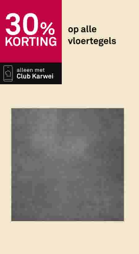 30% korting op alle vloertegels