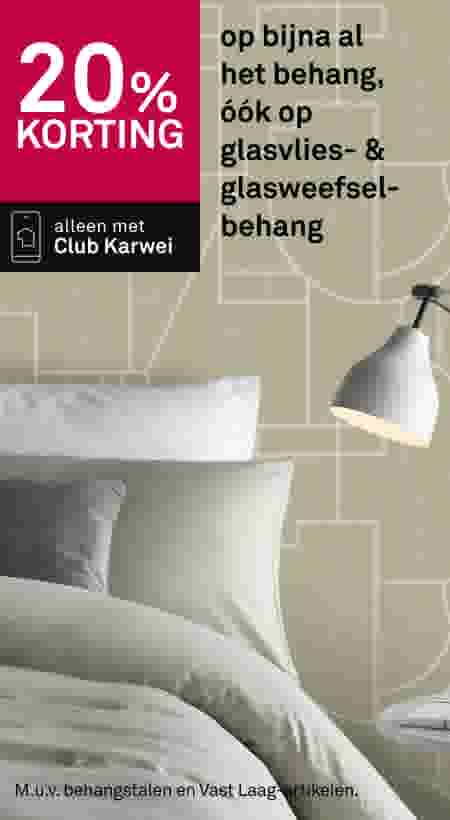20% korting op bijna al het behang, óók op glasvlies- & glasweefselbehang