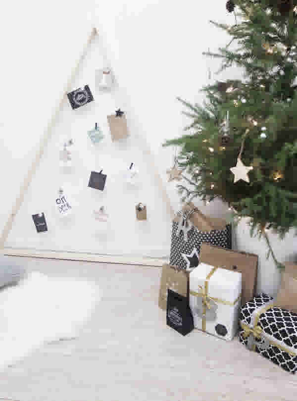 DIY kerstkaartenstandaard