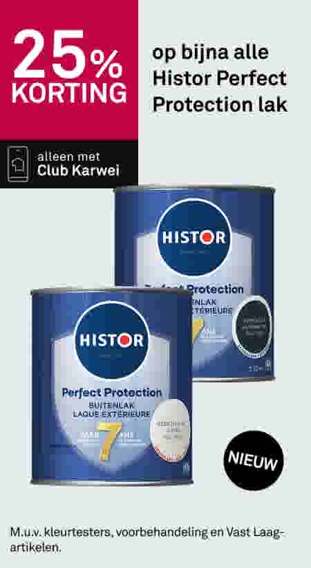 25% korting op bijna alle Histor Perfect Protection lak