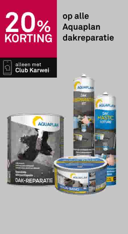20% korting op alle Aquaplan dakreparatie