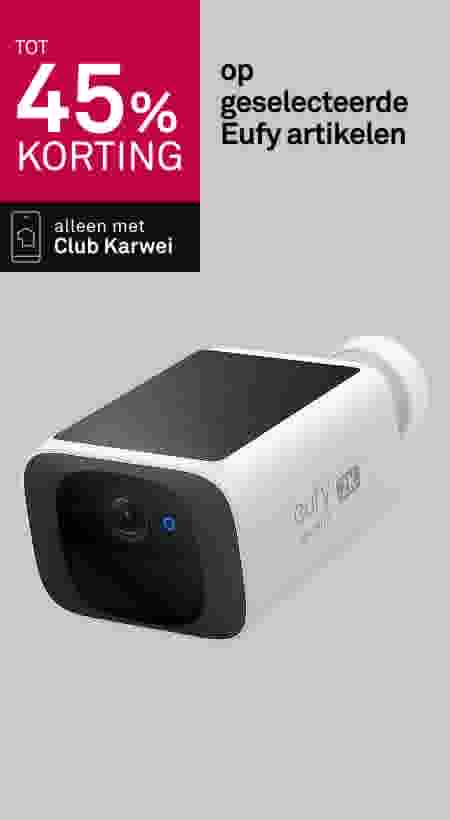 Tot 45% korting op een selectie Eufy artikelen